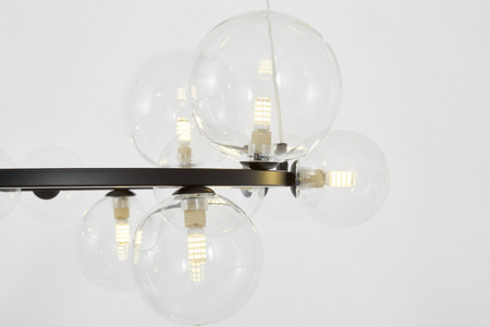 NOWOCZESNA LAMPA WISZĄCA CZARNA MERIDO W15