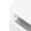 Acton 2 Drawer Bedside White 450x400x550mm