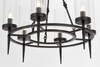 LAMPA WISZĄCA NOWOCZESNA CZARNA MORATTI W6