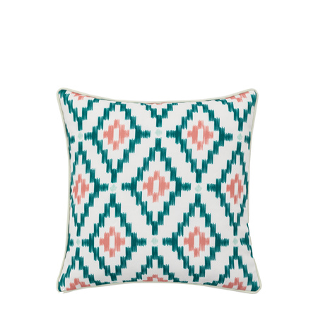 Aroha Geo Printed Cushion Apricot 450x450mm
