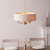 Highclere 3 Pendant Vintage Brass
