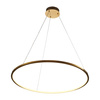Lampa wisząca CIRCLE SLIM 80 cm - LED, ring złoty