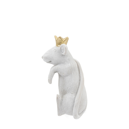 Mouse King Pot Hanger White/Gold (2pk) 45x45x110mm