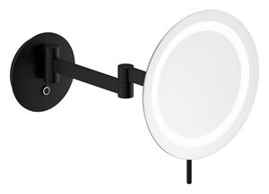 Zen Lustro do makijażu z oświetleniem LED (Matowa czerń )