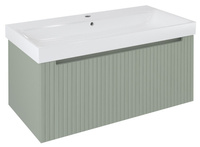 NELIO STRIP szafka umywalkowa 96,5x44x49cm, verde