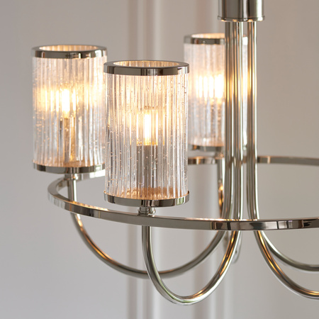 Henbury 5 Pendant Light Bright Nickel