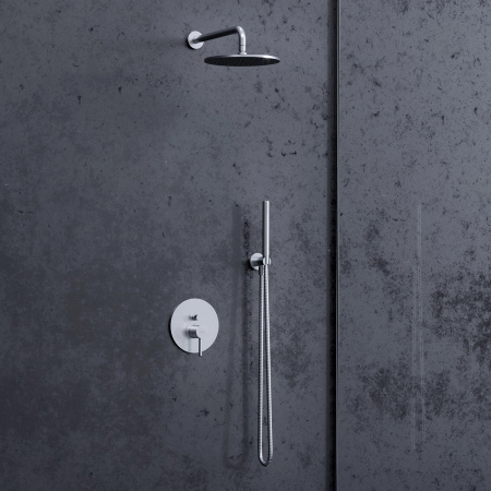 Y rączka prysznicowa, chrom połysk