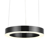 Lampa wisząca CIRCLE 40 cm - LED, ring tytan szczotkowany