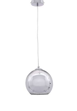 NOWOCZESNA LAMPA WISZĄCA CHROMOWANA LOBOS D20