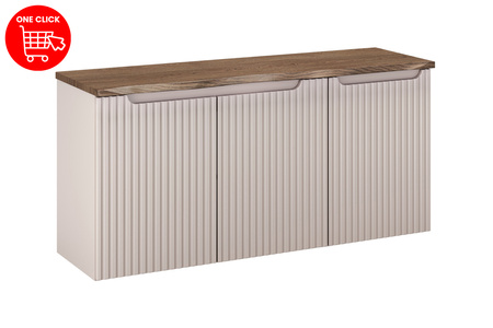 Zestaw meblowy 120cm z blatem i koszem na pranie