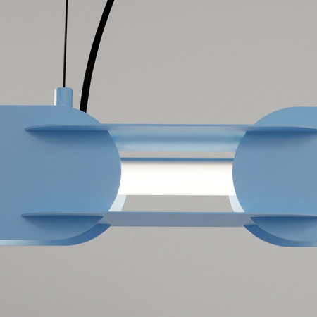 Lampa wisząca CHAIN 158 błękitna LED 4000K