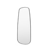 Holworth Shaped Leaner Black 700x1700mm