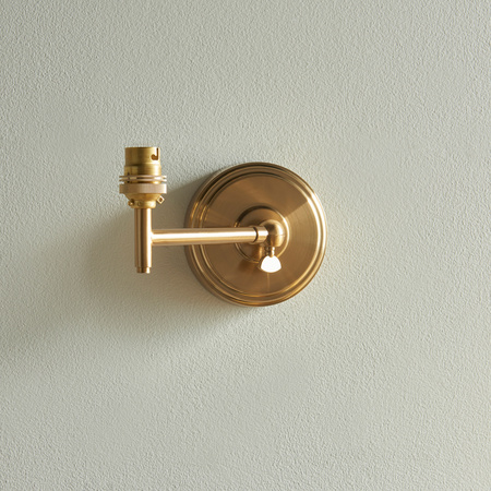 Step Fold 1 Wall Light Fitting Brushed Aged Brass