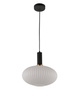 LAMPA WISZĄCA LOFT BIAŁO-CZARNA FLORI
