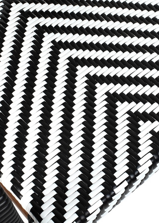 Krzesło ogrodowe CAFE AZURE biały /       czarny