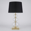 LAMPA NOCNA CZARNO-ZŁOTA BRISTON