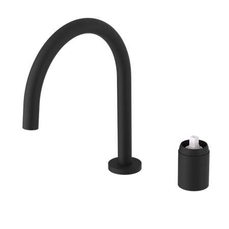 ULTRAMIX korpus do 2-elementowej baterie umywalkowej, czarny mat