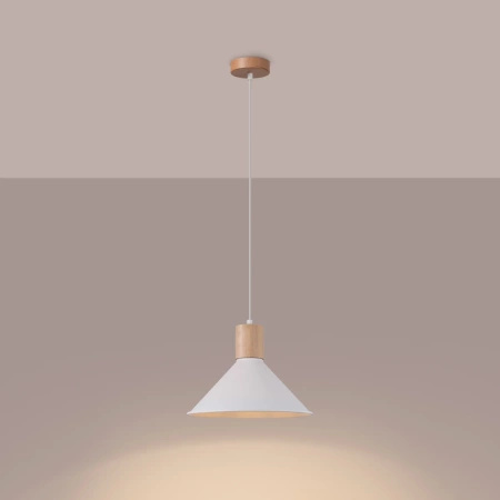 Lampa wisząca JAGA biała