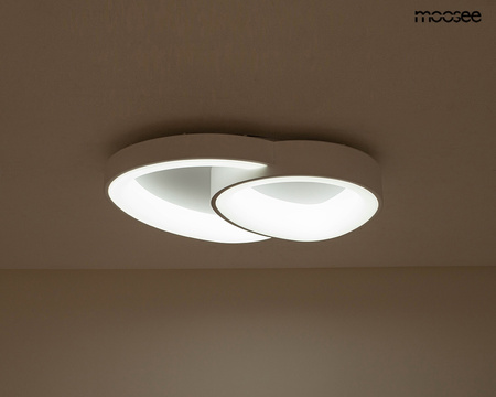 MOOSEE lampa sufitowa / plafon CELLS 2    biała