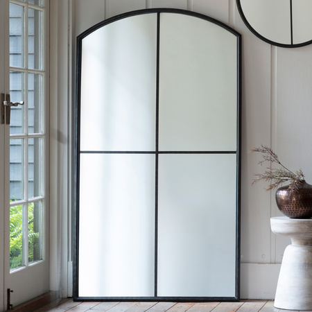 Frida Large Mirror Black 900 x 30 x 1600 mm