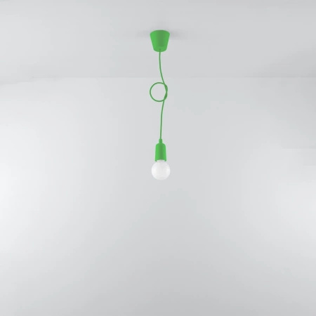 Lampa wisząca DIEGO 1 zielony