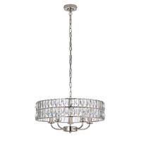 Clifton 5 Pendant Light Bright Nickel