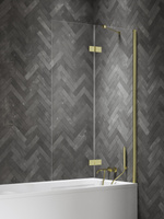 Parawan nawannowy NESTA LIGHT GOLD 1D L 120x150 czyste 6mm Active Shield 2.0