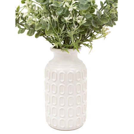 Retro Vase with Eucalyptus