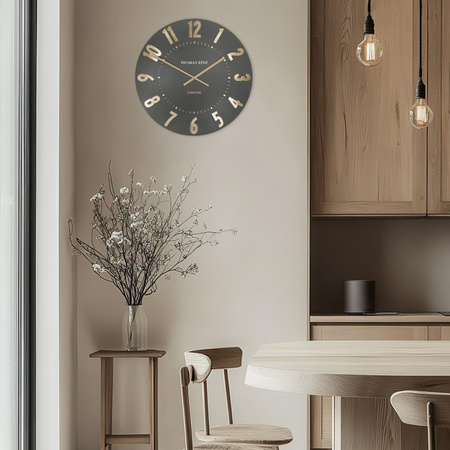 Mulberry Wall Clock Espresso 20in