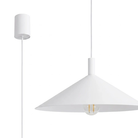 Lampa wisząca NOX 40 biała