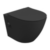 Miska wisząca z deską WC Salto Black 3.0 z funkcją bidetu