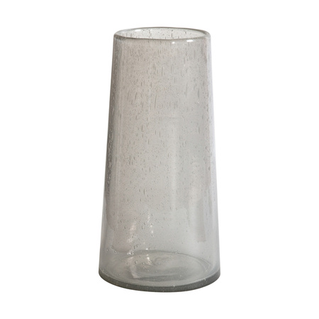 Perrel Bubble Glass Vase Small Clear 150x150x305mm