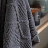 Chenille Cable Throw Grey 1300x1700mm