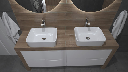 Umywalka nablatowa Luneza