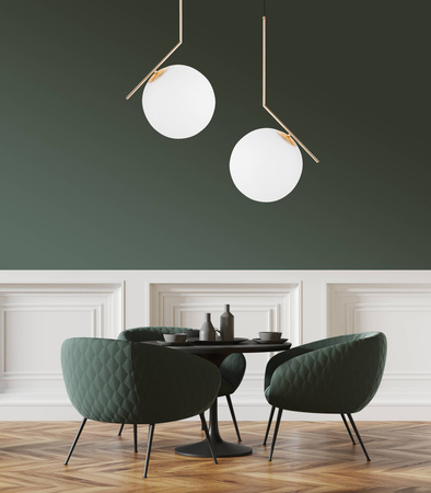 NOWOCZESNA LAMPA WISZĄCA ZŁOTA SORENTO D30