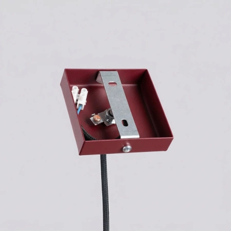 Lampa wisząca PASTELO 1 burgund