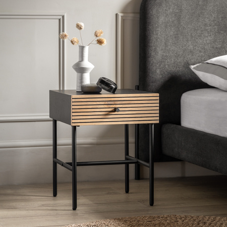 Hyland 1 Drawer Bedside 400x400x500mm