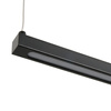Lampa wisząca BEAM-80 LED - czarna oprawa liniowa