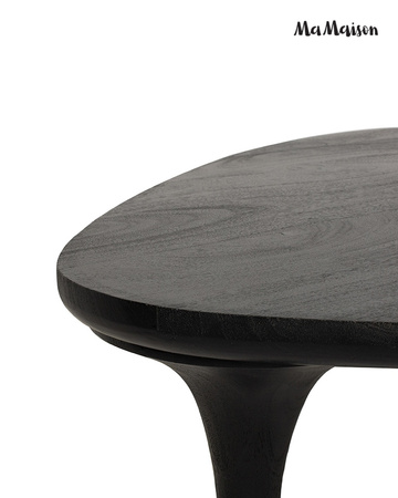 MaMaison stolik kawowy LAMINAR 86 czarny  / drewno