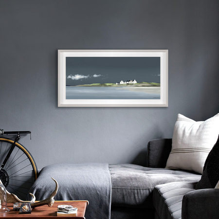 True Blue Framed Art 910x36x470mm