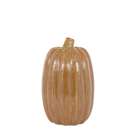 Ceramic Pumpkin Rust 185x185x295mm