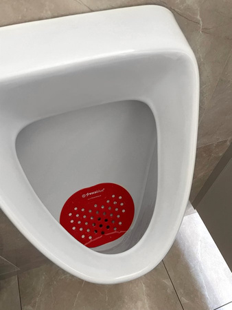 FRESCOBLUE wkładka zapachowa do pisuaru, 168x140 mm, czerwony