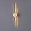 Lampa ścienna CENTRO 64 cm - LED, czarno mosiężny