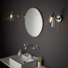 Faraday Bathroom 1 Wall Light Chrome