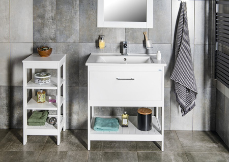 ETIDE szafka umywalkowa 71,5x85x44 cm, biały mat