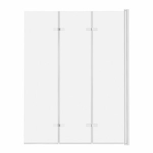 Parawan nawannowy 3-panelowy składany SAJNO 100 cm Biały