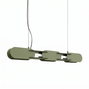 Lampa wisząca CHAIN 91 zielona oliwka LED 4000K