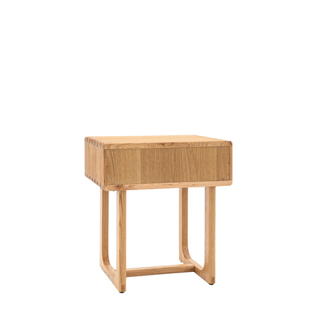 Craft 1 Drawer Bedside Natural 500x400x550mm