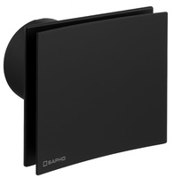 EIRA łazienkowy wentylator osiowy z wyłącznikiem czasowym, 15W, wylot 100mm, czarny