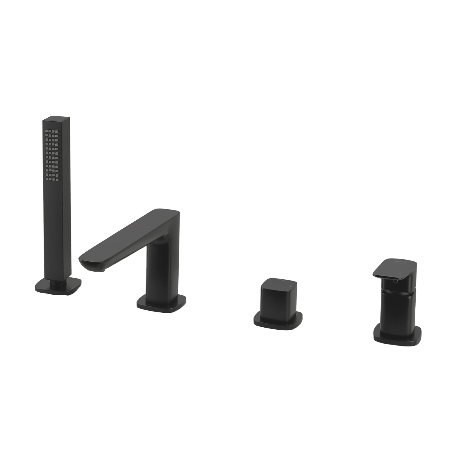 Bateria wannowa 4-otworowa AVAPAX QANIX czarny mat ABQA241321 – widok produktu